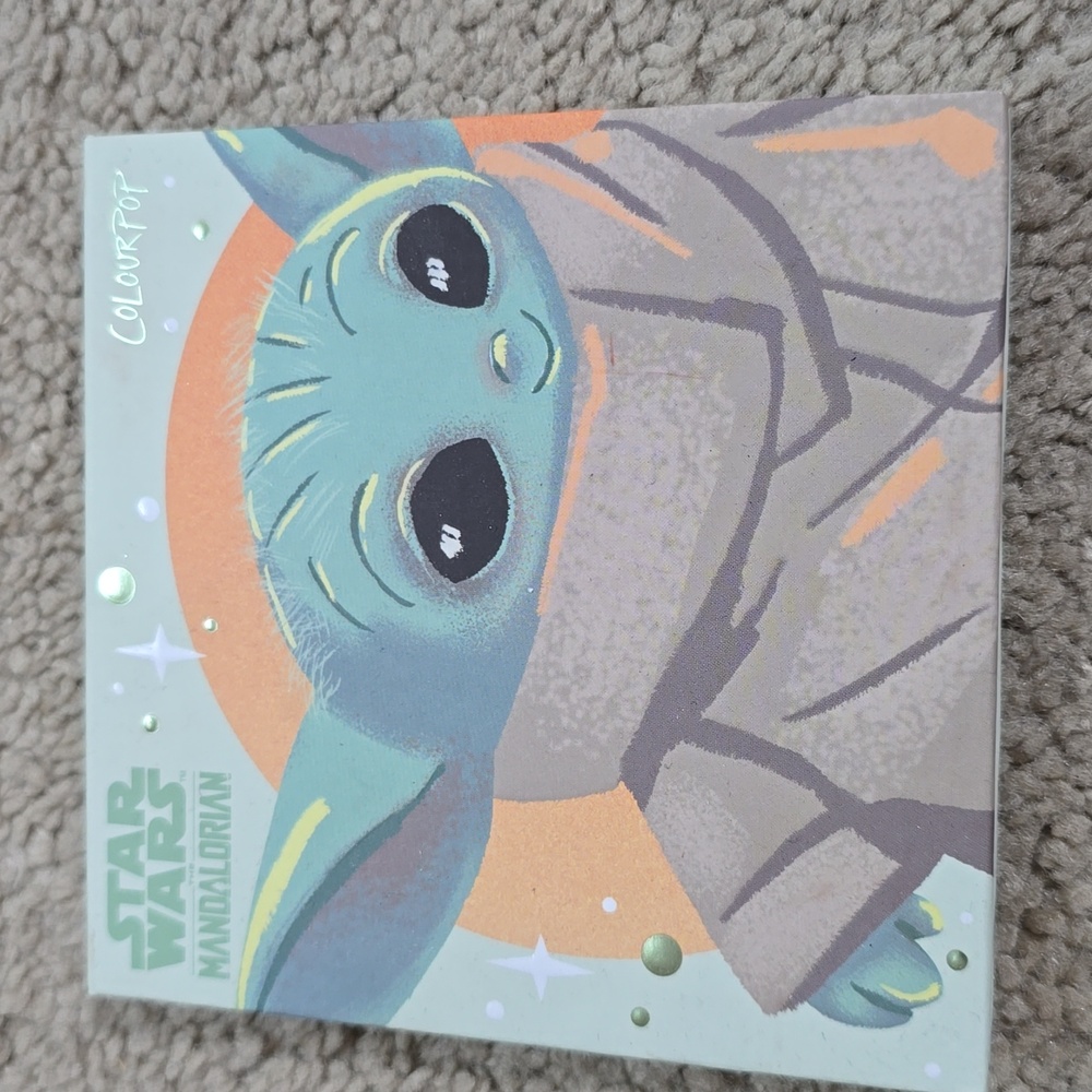 ColourPop Mandalorian Baby Yoda Palette Grogu. Rare!
